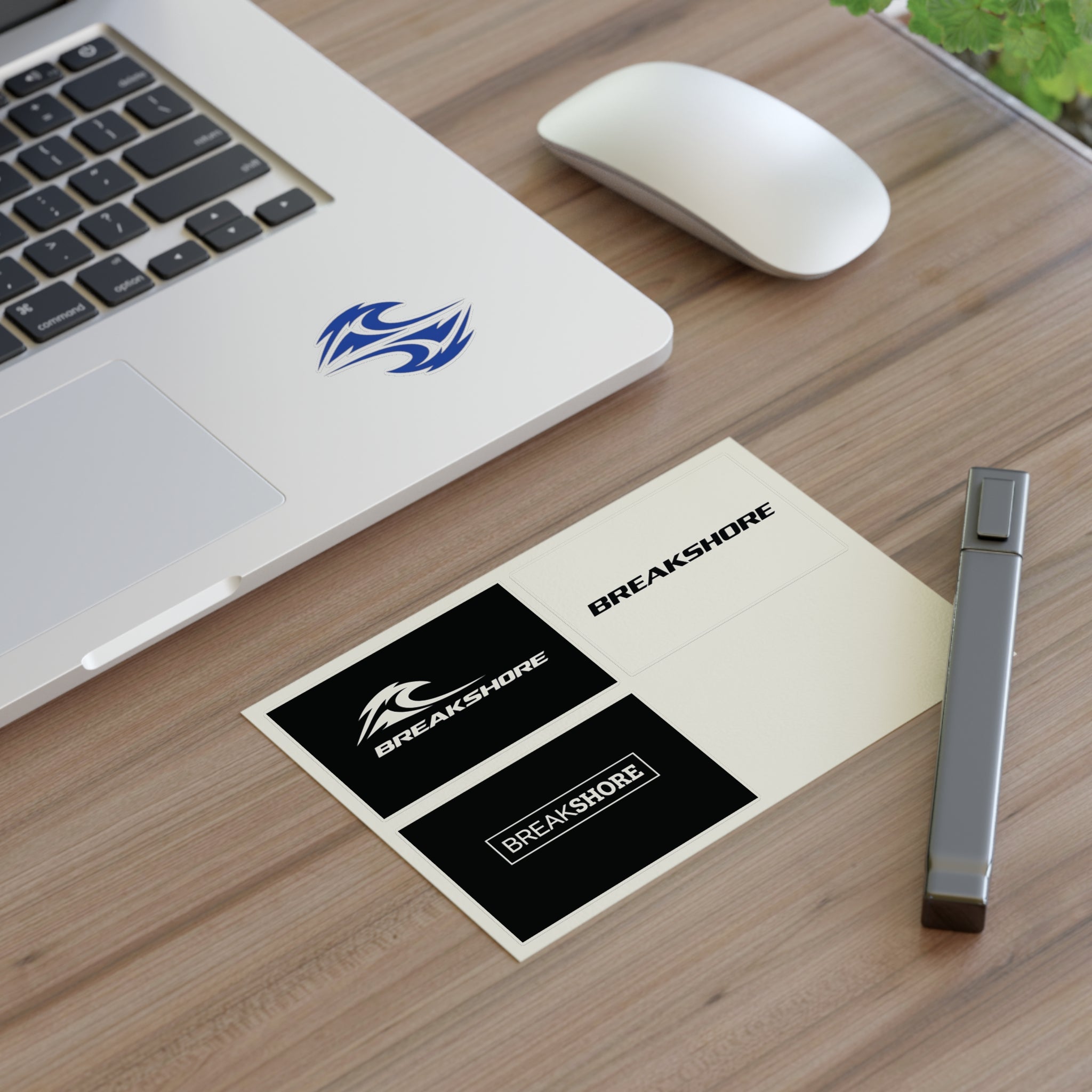 Breakshore Logo Sticker Sheet — Surfboard Wave Decal Pack