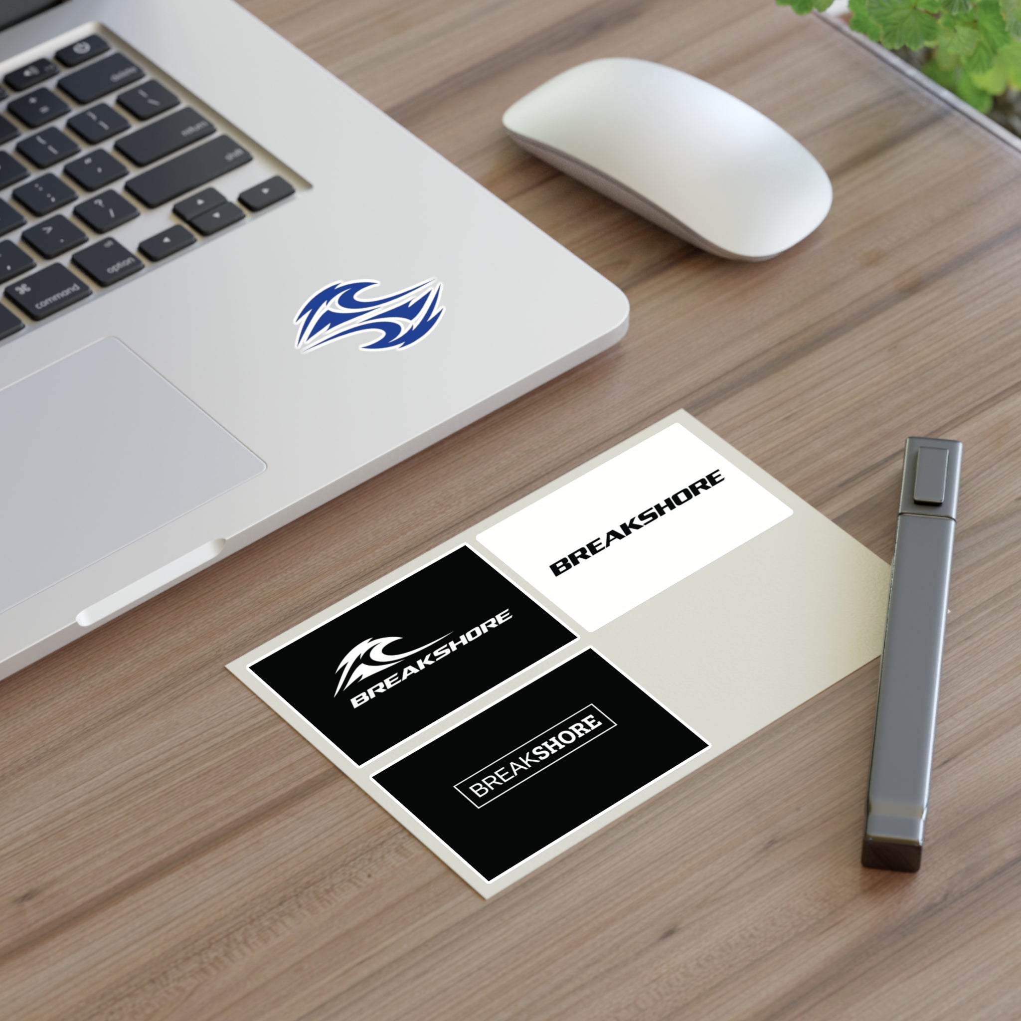 Breakshore Logo Sticker Sheet — Surfboard Wave Decal Pack