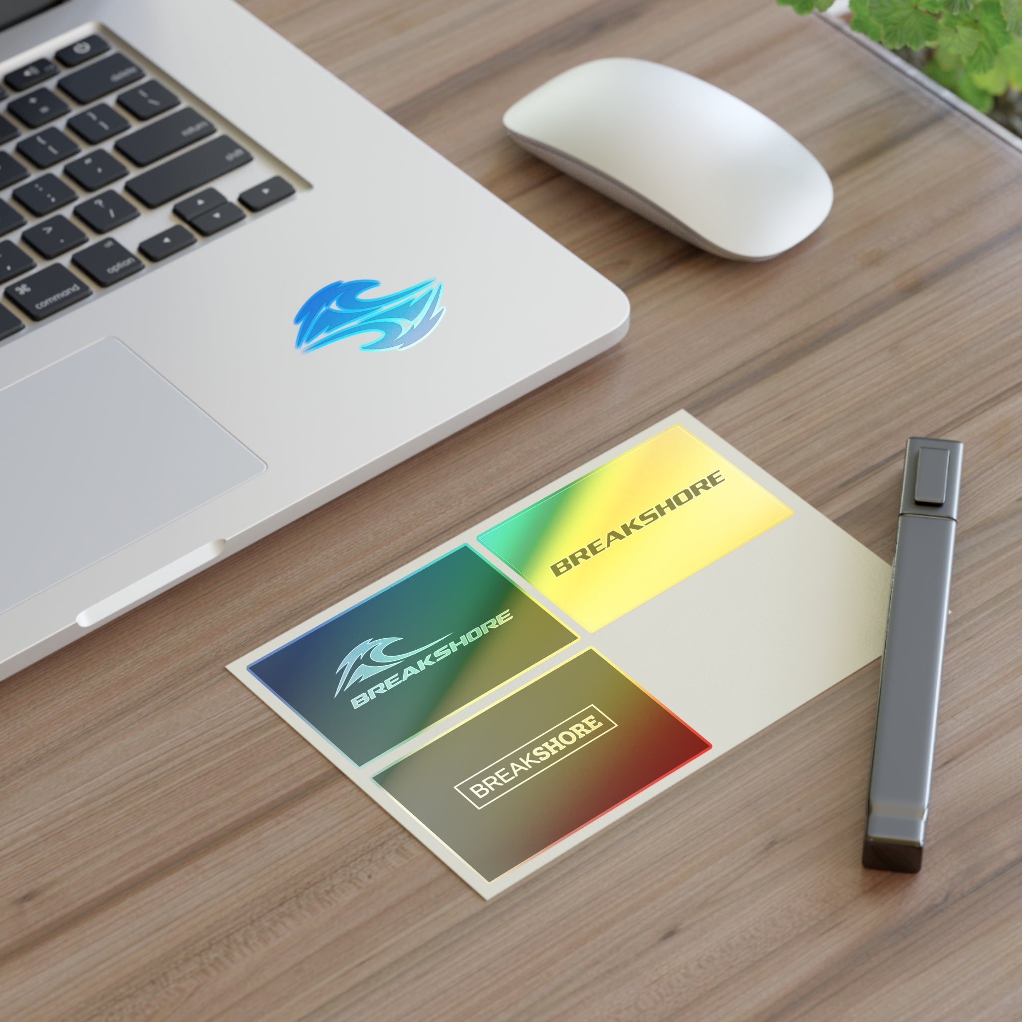 Breakshore Logo Sticker Sheet — Surfboard Wave Decal Pack