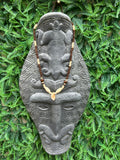 Collier Wood & Shell – Pièce Artisanale